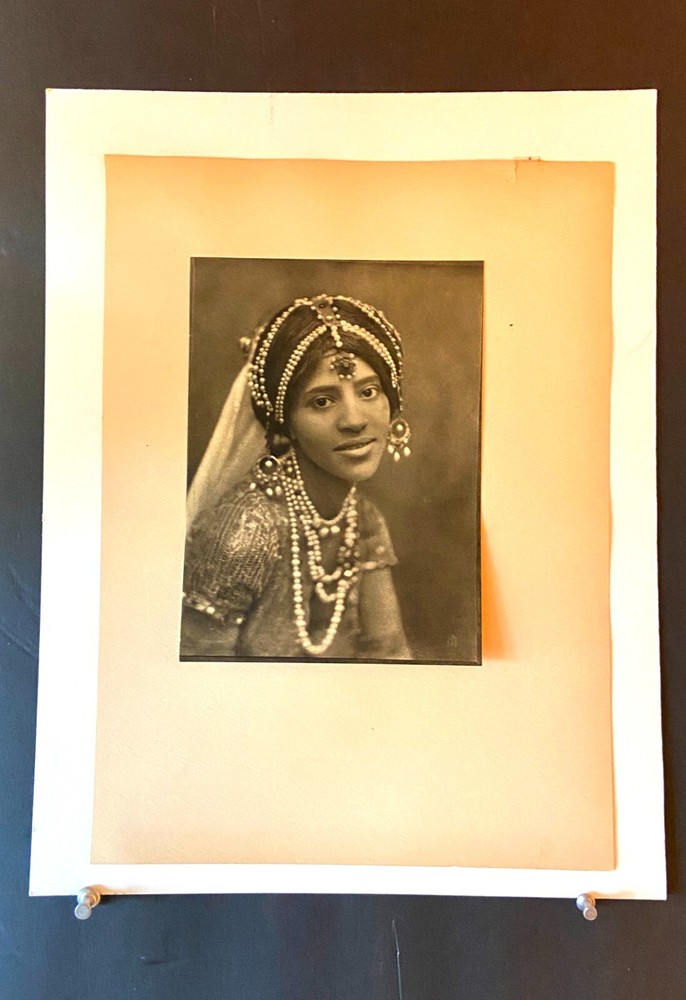 RARE OTTO HOPPE 1920 GRAVURE PRINT + PRINCESS MONCHASA