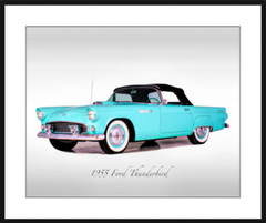 Classic Cars – 1955 Ford Thunderbird – Print