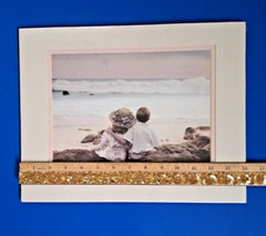 Kathleen Francour «Seaside Romance» 11×14 Matted Art 1992 Lithograph In Plastic