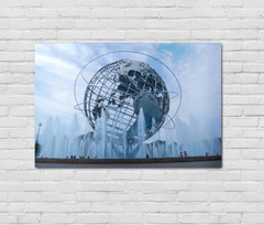 Unisphere 1964 World’s Fair Metal Print – Iconic Flushing Meadows NYC Wall Art