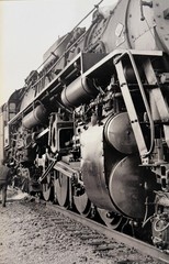 Brian Murray Signed B&W Photo Steam Locomotive Framed 8×12 Print Railroad Art