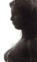 1959/80 Original TIBOR HONTY Czech Silver Gelatin Photograph Sculpture Art Nude