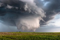 Supercell Thunderstorm Photography Print – Mescocylone in Oklahoma Panhandle
