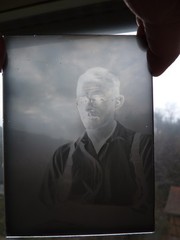 Glass plates negative around 1930 1933 Marburg young man family musicians trio