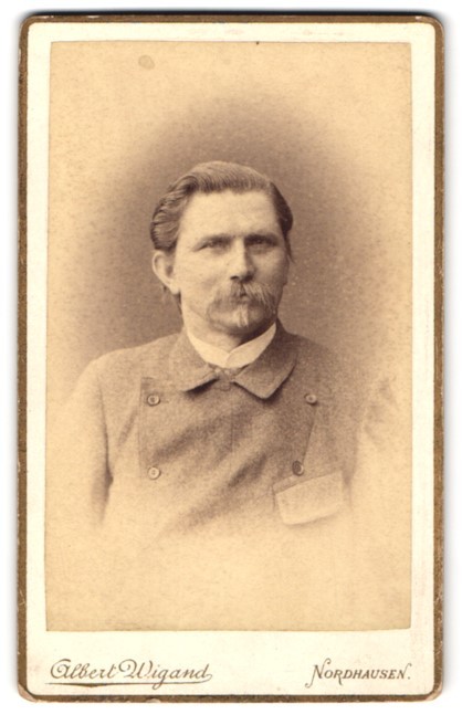 Photograph Albert Wigand, Nordhausen, Morgenröthe 13, Heinrich in 1893