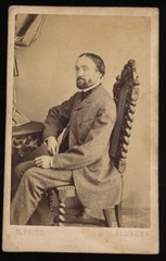 H. Fritz CDV – early portrait of a man – Bamberg 1866