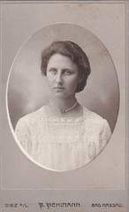 CDV – lady portrait – Diez / Bad Nassau 1906