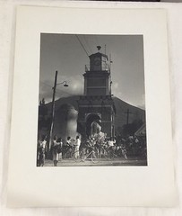 Vintage Black & White Photo M Kazan BELL TOWER FIESTA ANTIGUA GUATEMALA 1968 #23