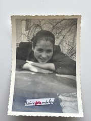 ❤️Old Photo ~50s Photo Tillack Portrait Beautiful Young Woman Pose Vintage ~6×9