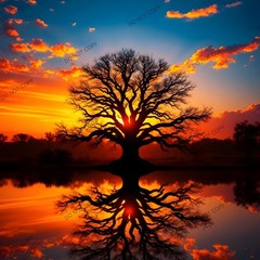 Digital Image Picture Wallpaper Desktop Background Sunset AI Art Photo Product