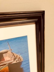 Art, Framed Photograph, Cape Cod dory, NE photographer, New, 17″ X 14″