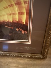 RADIO CITY MUSIC HALL PHOTO FRAMED SIGNED 17.5” W X 13.5” L X 1” D