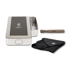 Knock Box Drawer with Cloth and Brush Coffee Ground Disposal Box Silver / S…