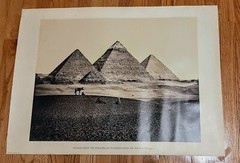 Francis Frith Poster The Pyramids of El-Geezeh from the Southwest