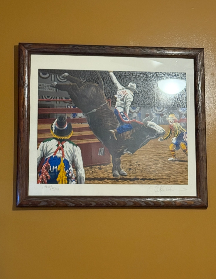 Limited edition vignette titled «Rodeo” by Rick Rush