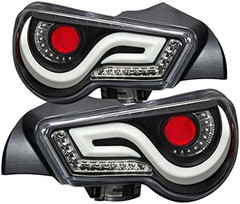 LED Streak Tail Lights Pair for FRS BRZ (Black)