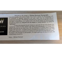 Michael Bertrand School House or Church at Night Photo 11″ x 8 5/8″ Signed