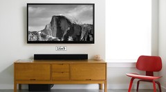 Classic Black/White Half Dome View, High Resolution Image, Many Formats, TV Art