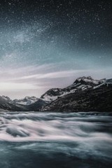 Digital Image Picture Photo Pic Wallpaper Background Mountain Under Starry Sky88
