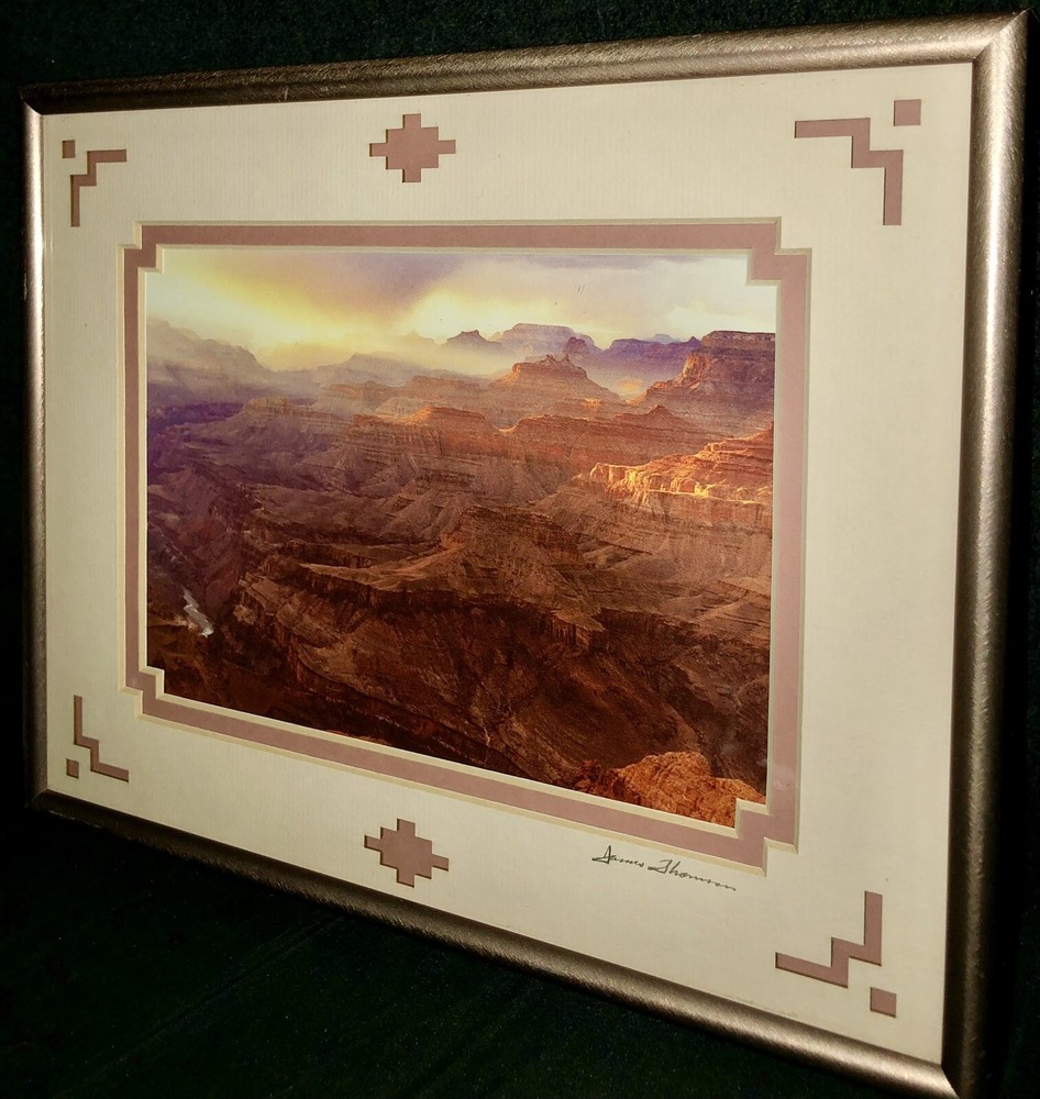 James Thomson Signed Print #2 Grand Canyon Pucci Gallery 8×10 Desert Art Sunset