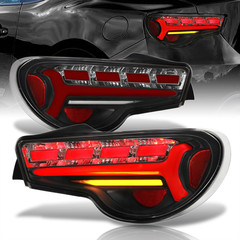JDM Sequential Signal LED DRL Tail Lights Brake Lamps Stop Assembly Pair Set Com