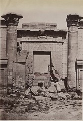 Egypt Médinet Habou Albumin Photo In Small Size 9x13cm Circa 1880