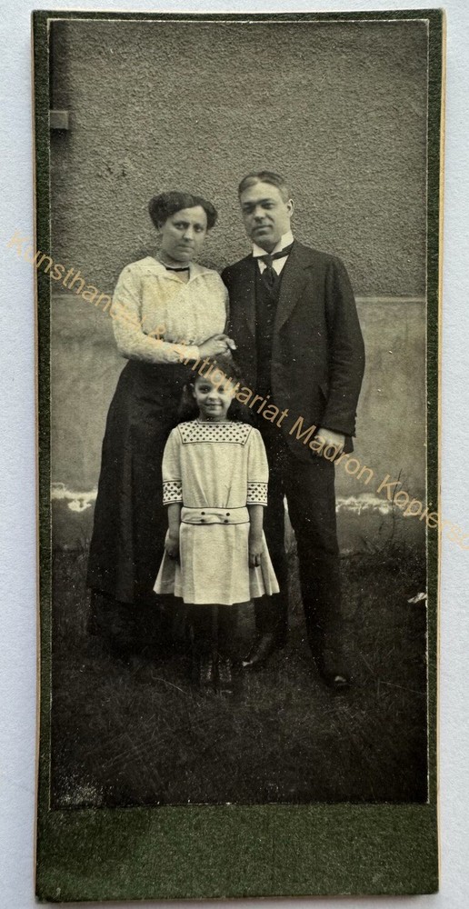 orig. CDV Photo Photography Fashion People Circa 1890 Family