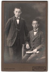Photograph Carl Günteritz, Berlin, Perlebergerstr. 26, Two Young Mens