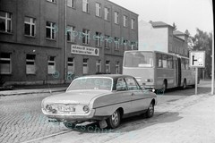 Photo 13×18 + Numis 30 years GDR Bernau Ford Taunus, Icarus Bus 1979 #25/1-12110926a