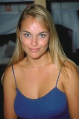 2001 WET & WILD JUMBO AUTO GOLD: ECHO JOHNSON – AUTOGRAPH BOX TOPPER PLAYMATE
