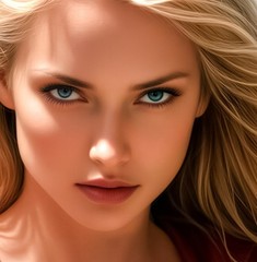 Sexy Supergirl Kara Confident Strut Through City Metal Sign Wall Art 14″ x 11″