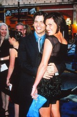 Movie slide James Marsden with wife Lisa prem. X-Men 2 Slide KB Format L23-5-4-1