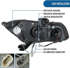 – Fits 2012-2013 Honda Civic 2Dr Coupe 2012-2015 4Dr Sedan Upgraded Replacement