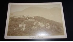 Photography On Cardboard. 2MOI10366. Circa 1900. Village Of Falicon. 16 X 11