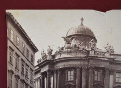 2 Vintage Photographs of Vienna, Austria, Incl. One Focused on Wien Burgtheater