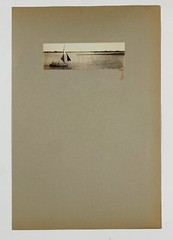 Signed Rudolf EICKEMEYER Sailboat Seascape, 1921 Silver Print Photo