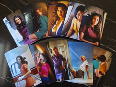 Vintage Lot of 10 Risque Airline Stewardess 5×7 Photos – 1970s Limited Edition