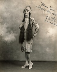LARGER SIZE, „Princess Ileana” Margaret Mayer in romanian costume, ZIEGFELD FOL