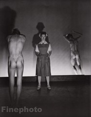 1943/81 George Platt Lynes Male Nude Butt Nurse Vintage Duotone Photo Art 16×20