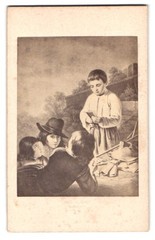 Photography Painting Kids Playing Card