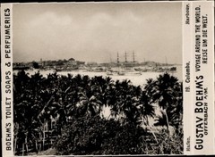 Photo Colombo Ceylon Sri Lanka, Port, Advertising Boehm’s Toilet Soap – 11088222