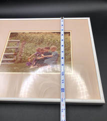 Bill Coleman Amish No 265 «Little Mothers» Framed Photograph Signed 9″ x 6.75″