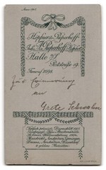 Photograph Höpfner & Pieperhoff, Halle a. S., Poststr. 19, Portrait Grete Schwa