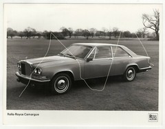 22x16cm Vintage Work Photo 1979 Rolls Royce Carmargue Photo