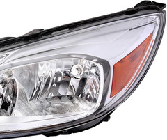 Headlights Assembly with Bulbs Compatible with 2015 2016 2017 2018 Ford Focus Ha