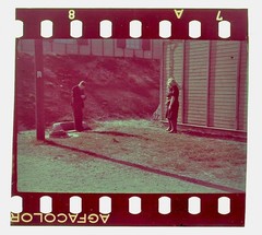 3x Genuine Agfacolor Slide – Barracks near Danzig Gdańsk Poland – 1939