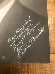 Signed/Inscribed B/W Photo of Charles Bennett to Dwight Rogers / Florida Rep.