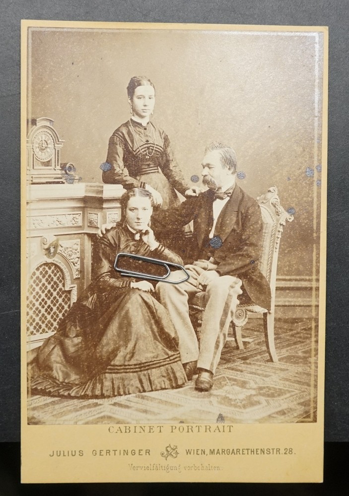 Photo portrait CDV KAB family merchant girl child youth manufacturer Vienna picture