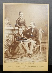 Photo portrait CDV KAB family merchant girl child youth manufacturer Vienna picture