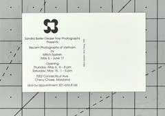 Recent Photographs of Vietnam by Mitch Epstein Announcement Card